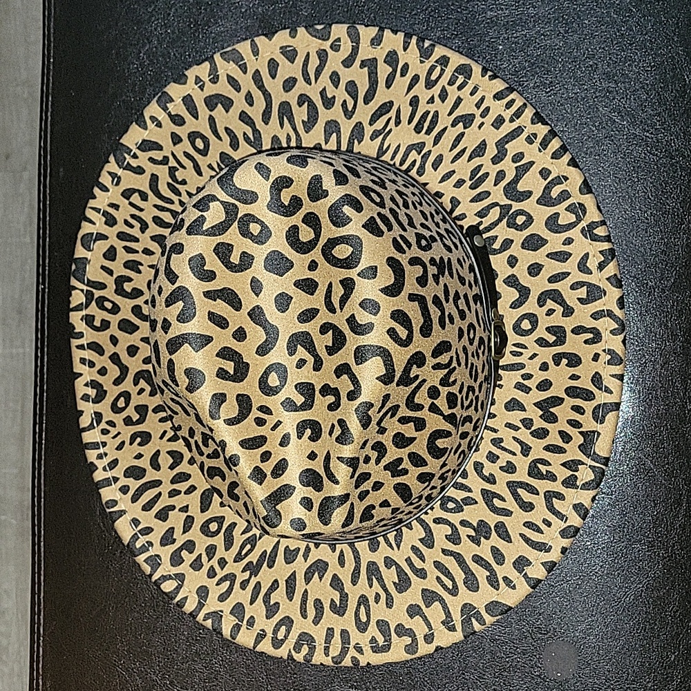 Animal Print Fedora Hat